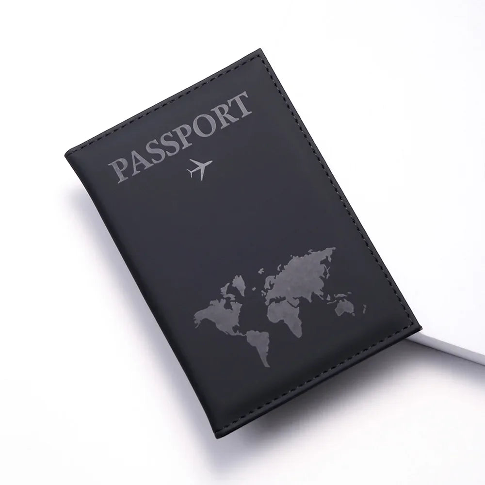 Women Fashion Pink Marble Pattern Travel Passport Cover Holder Bag Credit Cases Thin Ticket Protective Essentials Accessories