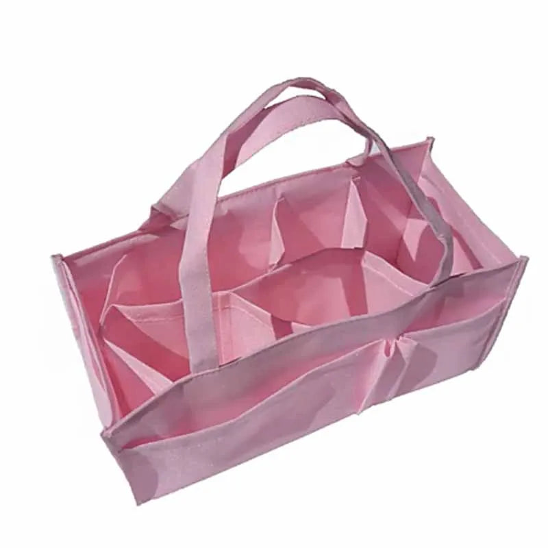Portable Mummy Bag Bottle Storage Multi-Function Separate Bag Nappy Maternity Handbag Large Capacity Baby Tote Diaper Organizer