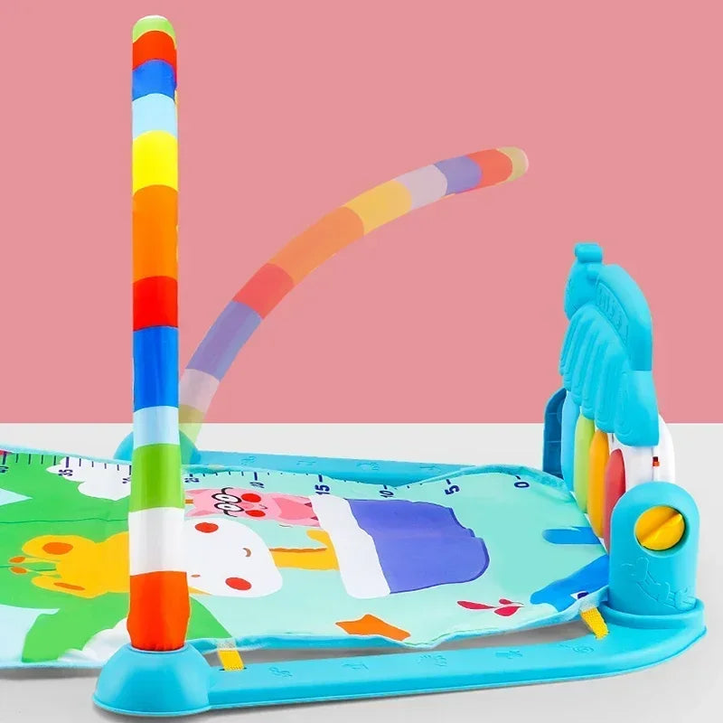 Baby Activity Gym Rack, Rané vzdelávanie 0-36 mesiacov, Hračka Darčeky Hudobný Novorodenec Klavír Klávesnica Plaziaca deka Pedál Hracia podložka