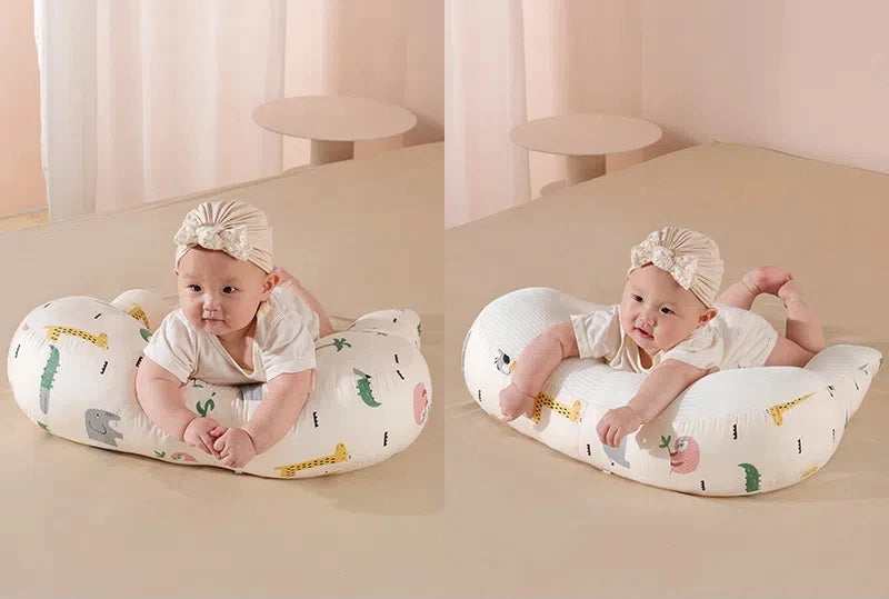 Anti Vomiting Pillow, Prone Sleeping Pillow, Head Up Double-sided Shaped Pillow, Breathable, Cool and Soothing Pillow