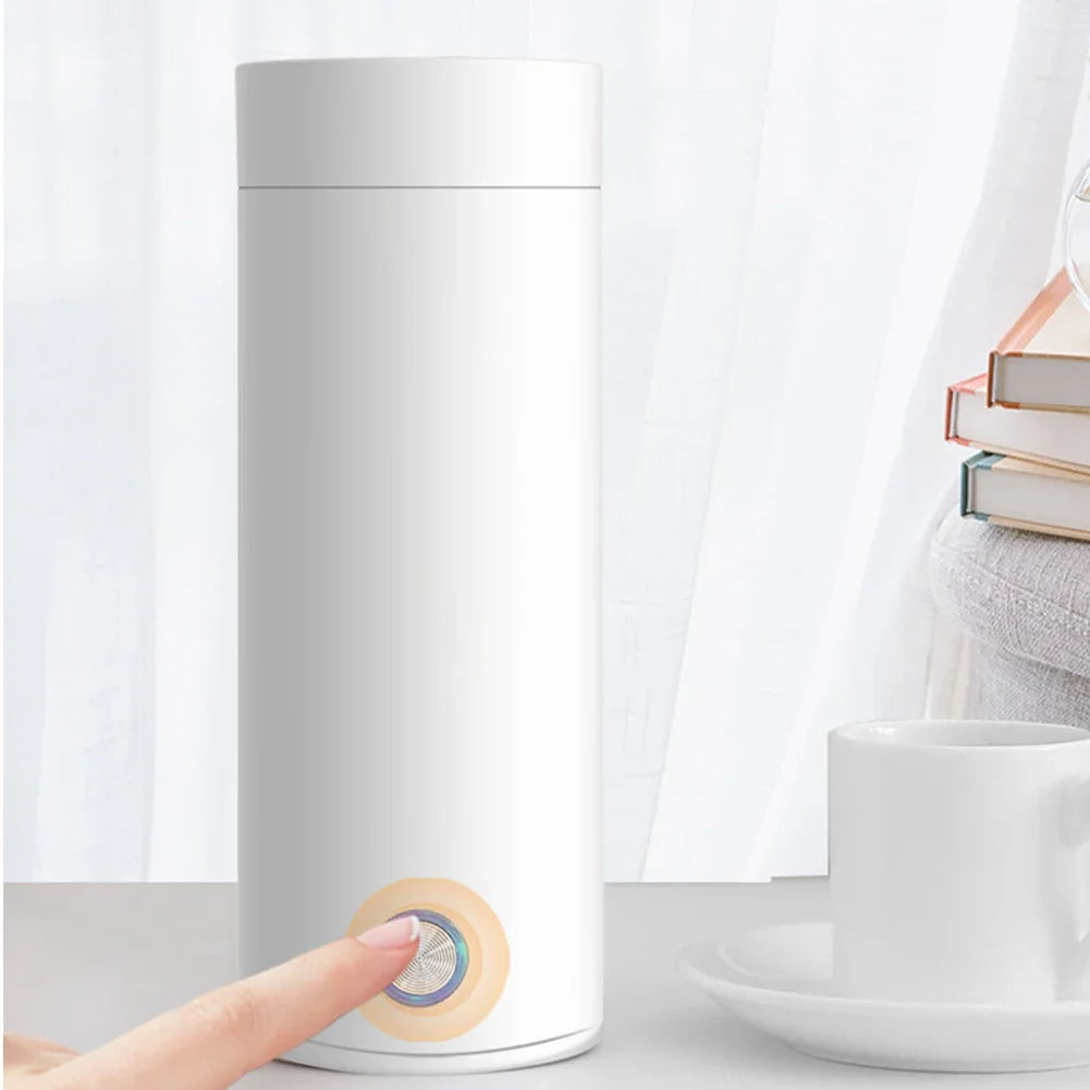 Travel Electric Kettle 400ml Stainless Steel Baby Warmer Bottle Auto Off Electric Kettle Water Boiler for Tea Coffee Milk