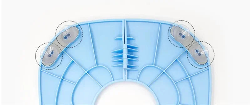 Travel On A Toilet Seat Non-Slip Suction Cups  Folding Travel Potty Seat Portable For Fits Round Oval Toilets Tourist Carry-On