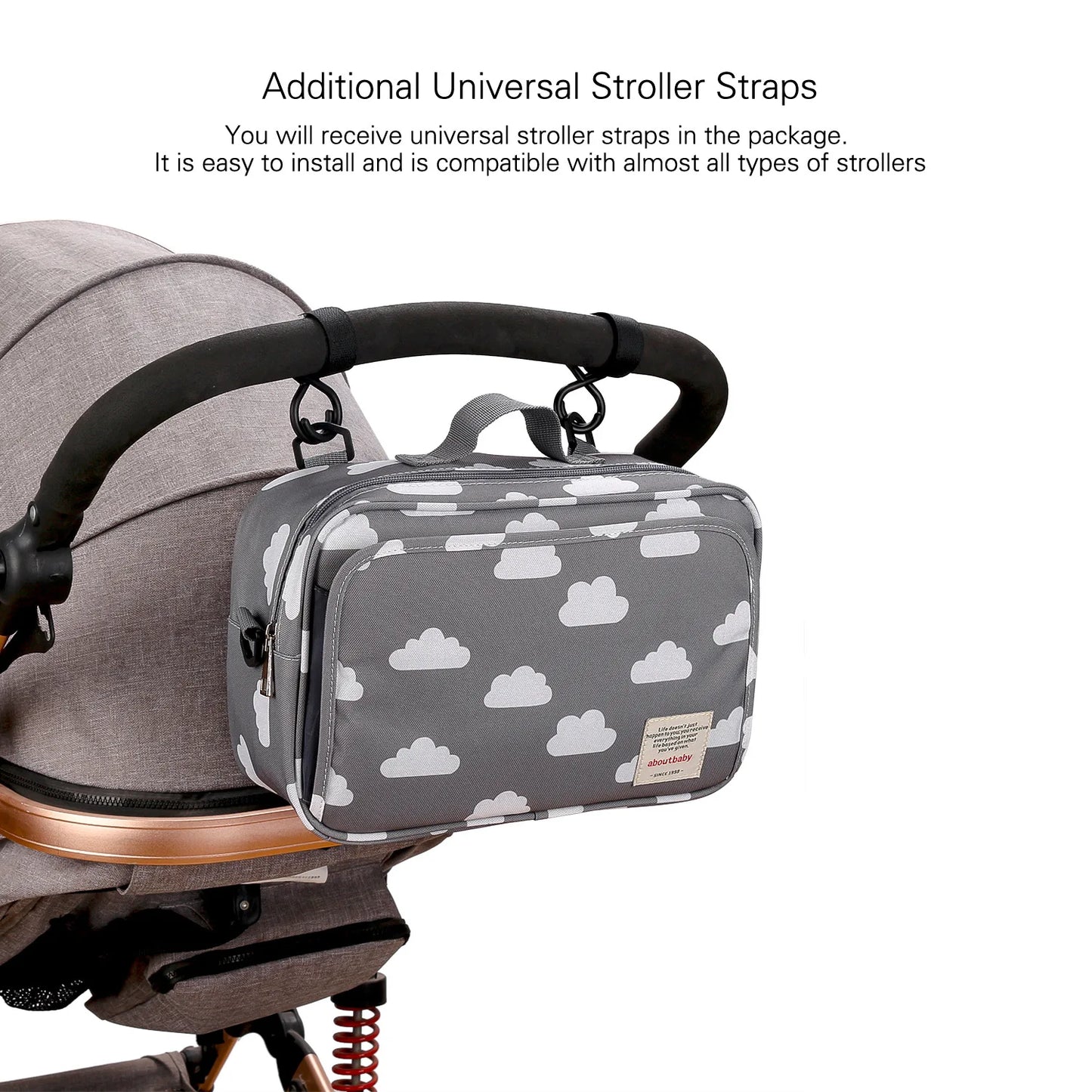 Waterproof Baby Mummy Bags Fashion Prints WetDry for Disposable Reusable Maternity Diaper Bag Double Handle Wetbags