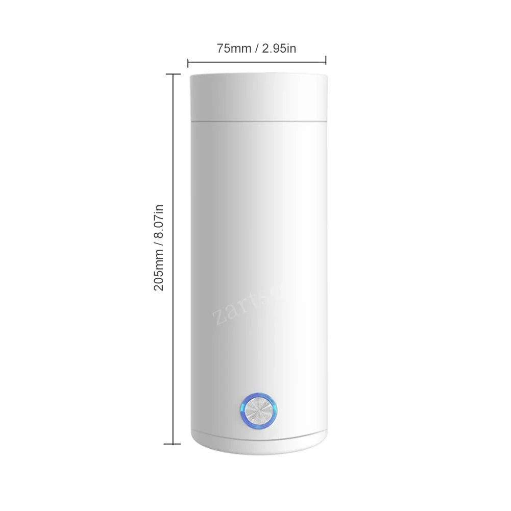 Travel Electric Kettle 400ml Stainless Steel Baby Warmer Bottle Auto Off Electric Kettle Water Boiler for Tea Coffee Milk
