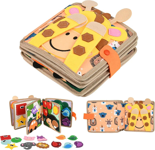 Baby Toy Soft 3D Cloth Book First Book Montessori Infant Early color Cognitive Educational Toys Learning Basic Life Skills Toys
