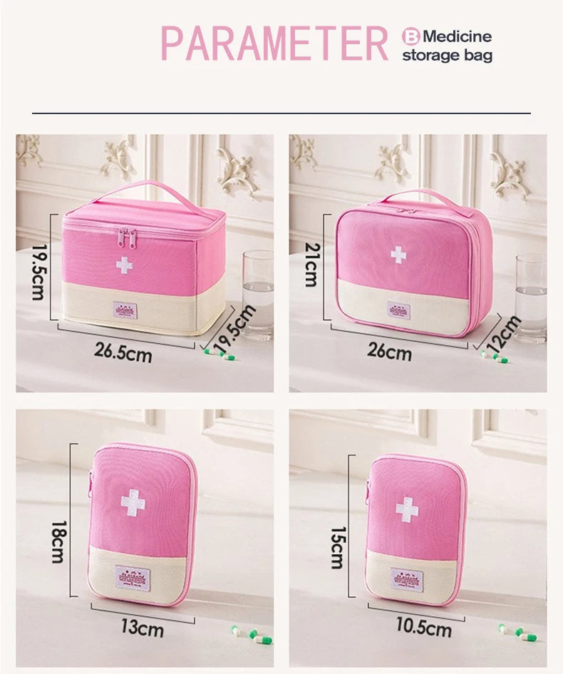 Portable Home Medical Kit Outdoor First Aid Kit Medicine Storage Bag Sealed Waterproof Environmentally Friendly Sorted Portable