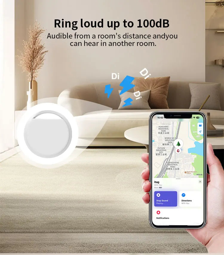 Mini Bluetooth GPS Tracker pre Apple