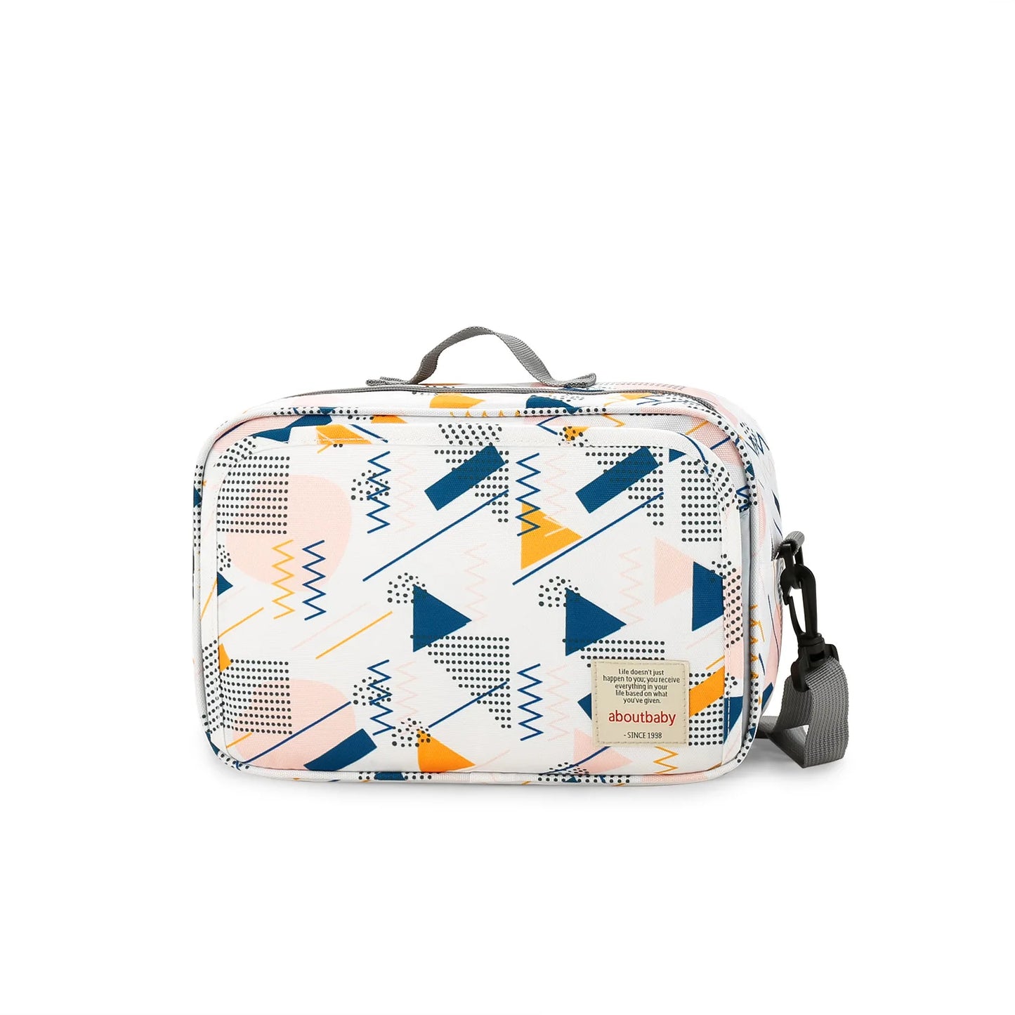 Waterproof Baby Mummy Bags Fashion Prints WetDry for Disposable Reusable Maternity Diaper Bag Double Handle Wetbags