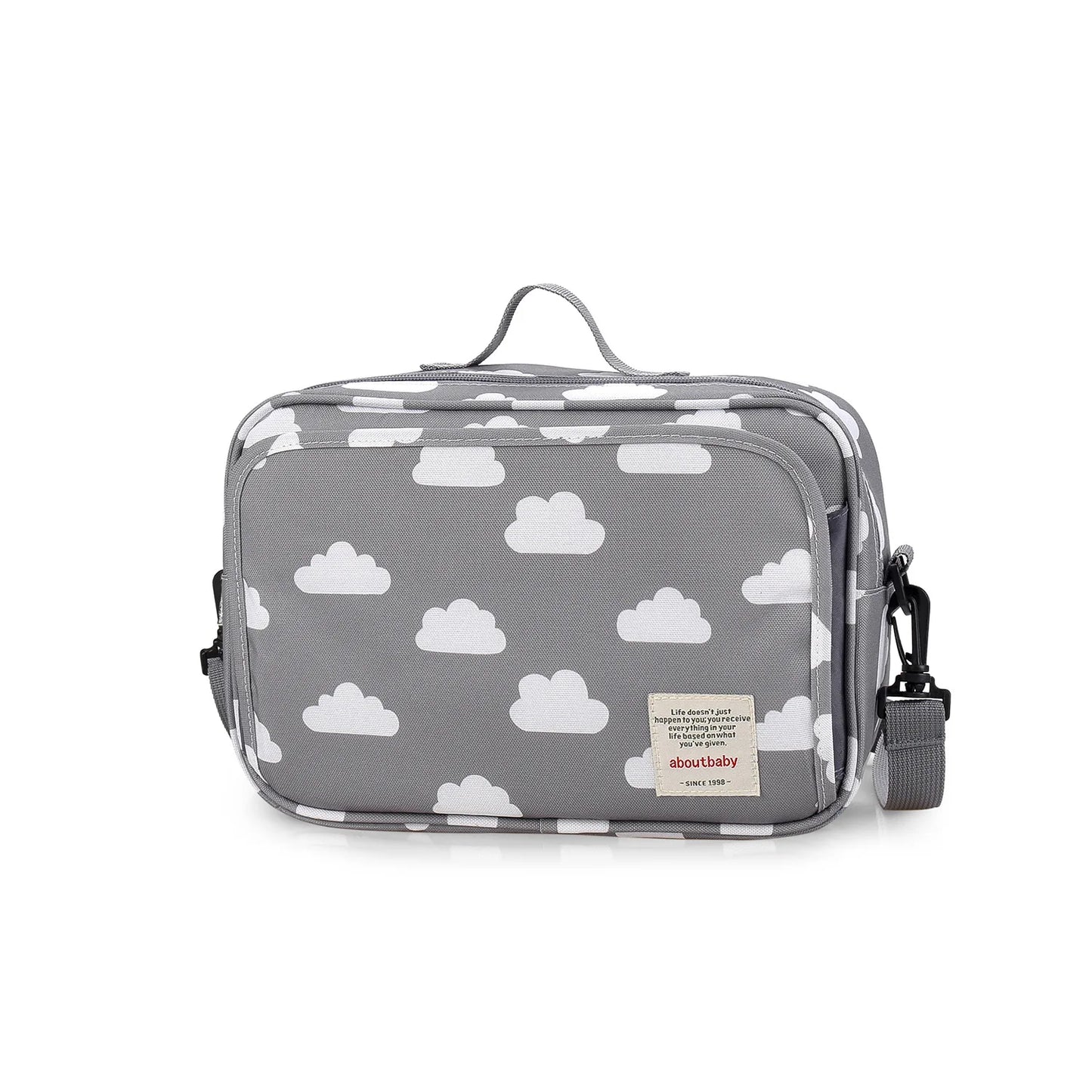 Waterproof Baby Mummy Bags Fashion Prints WetDry for Disposable Reusable Maternity Diaper Bag Double Handle Wetbags