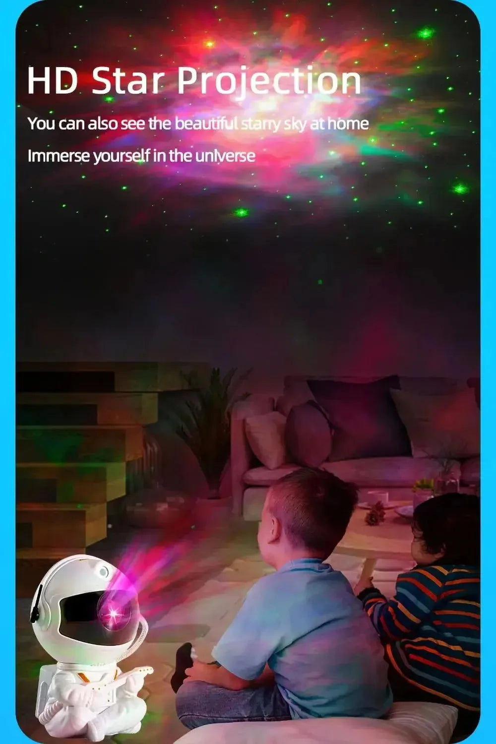 Astronaut Projector Night Light Nebula Galaxy Star Ceiling Galaxy Lights Home Party Decorative Bedroom Children Kids Gift