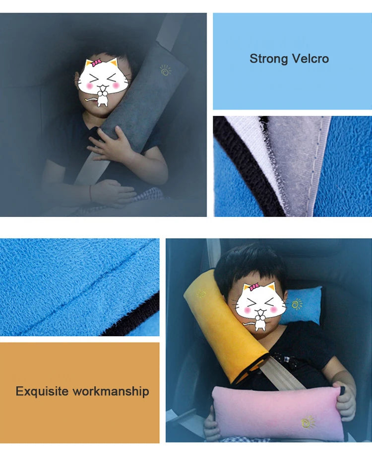 Children Baby Safety Seat Belt Pillow Car Belt Plush Cushion Vehicle Shoulder Protection Cover Pillow Baby Baby Car Pillow