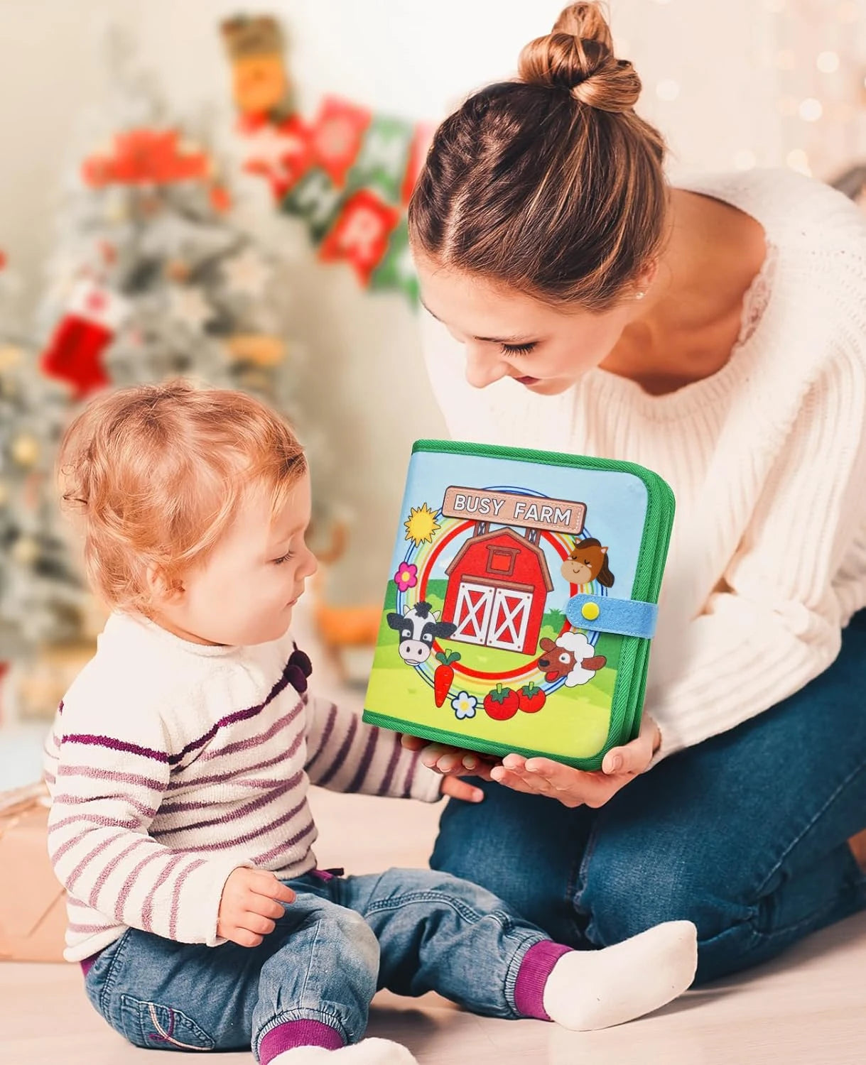 Baby Toy Soft 3D Cloth Book First Book Montessori Infant Early color Cognitive Educational Toys Learning Basic Life Skills Toys