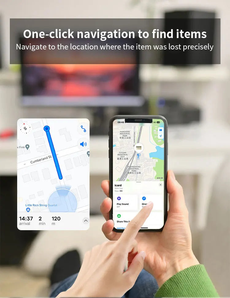 Mini Bluetooth GPS Tracker pre Apple