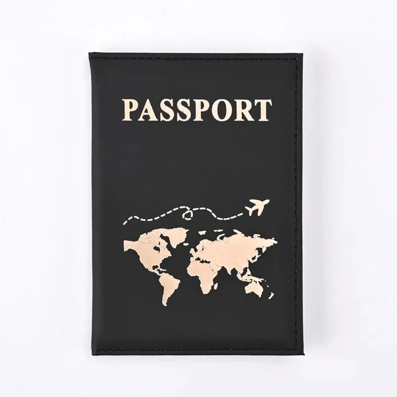 Women Fashion Pink Marble Pattern Travel Passport Cover Holder Bag Credit Cases Thin Ticket Protective Essentials Accessories
